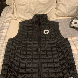 Black North Face Quilted Vest
